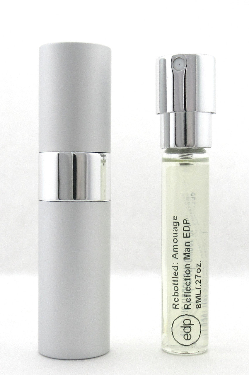 Rebottled: Amouage REFLECTION Man Eau De Parfum Refillable Spray 0.27 oz./ 8 ml.