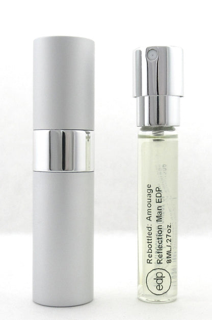 Rebottled: Amouage REFLECTION Man Eau De Parfum Refillable Spray 0.27 oz./ 8 ml.