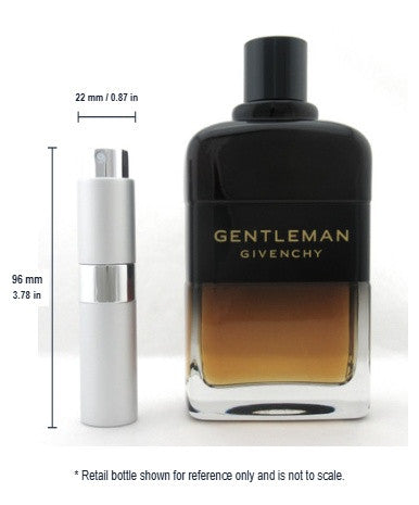 Rebottled: GENTLEMAN Givenchy RESERVE PRIVEE Eau De Parfum Refillable Spray 0.27 oz./ 8 ml.