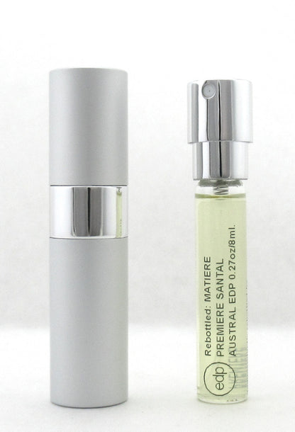 Rebottled: Matiere Premiere SANTAL AUSTRAL Eau De Parfum Refillable Spray 0.27 oz./ 8 ml.