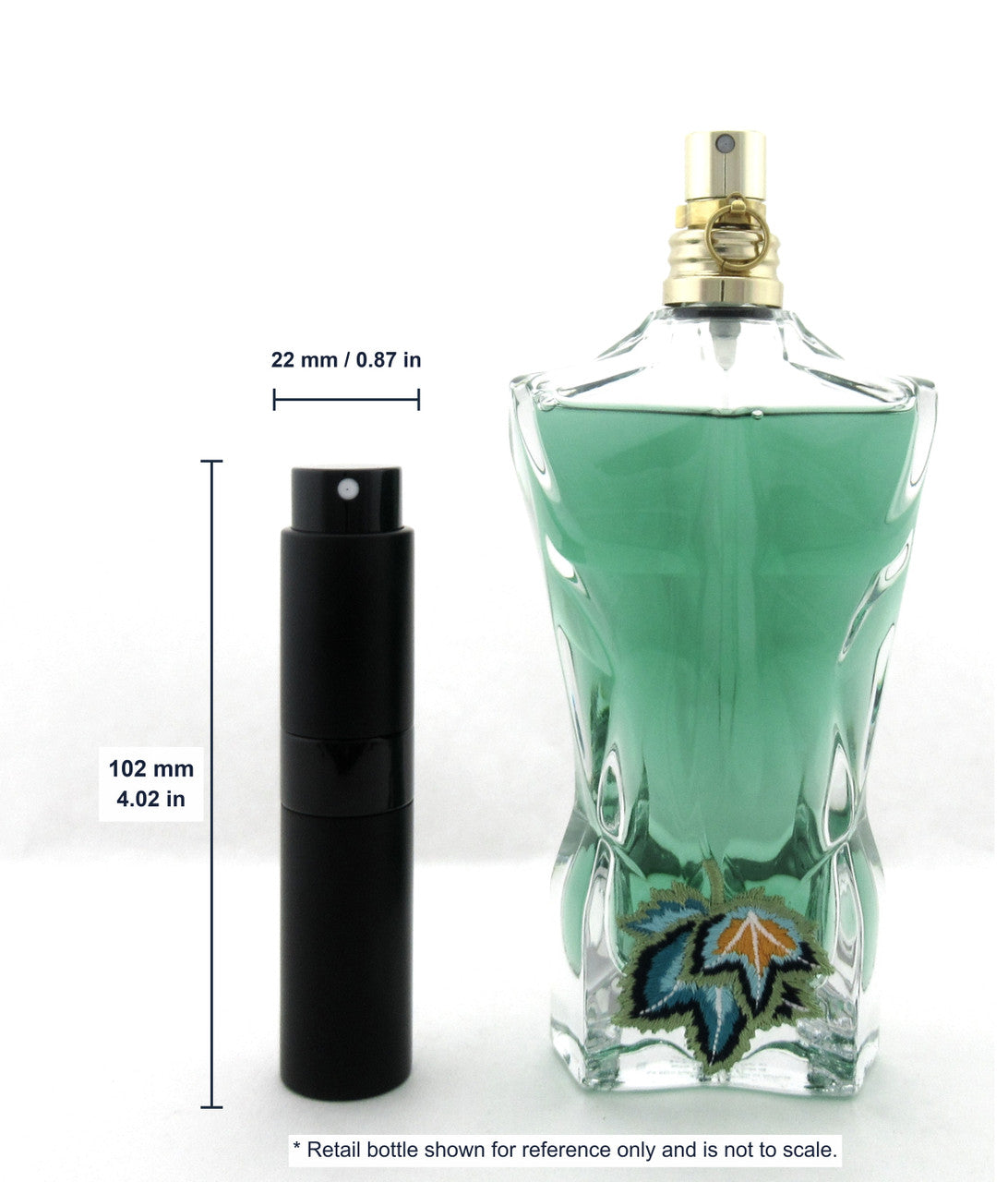 Travel Spray: Jean Paul Gaultier LE BEAU PARADISE GARDEN Eau De Parfum Refillable Spray 0.27 oz./ 8 ml.
