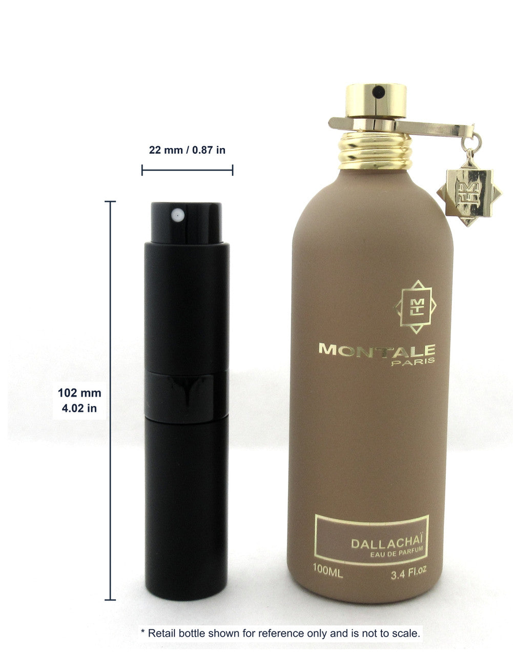 Travel Spray: Montale Paris DALLACHAI Eau De Parfum Refillable Spray 0.27 oz./ 8 ml.