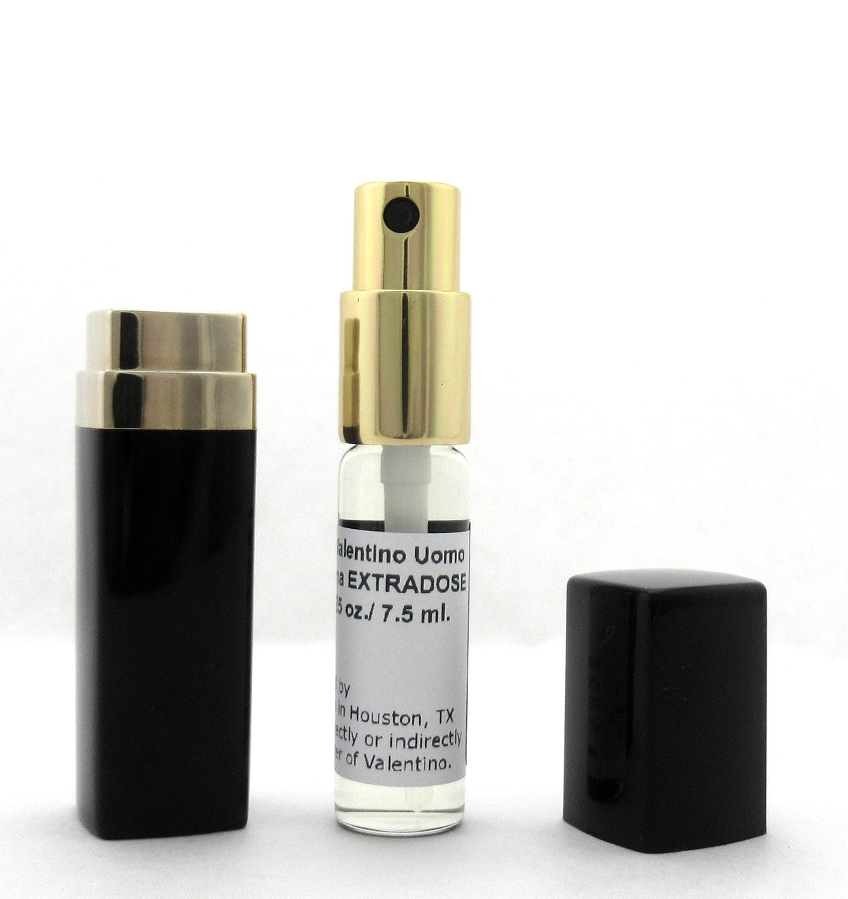 Rebottled: VALENTINO Uomo Born in Roma EXTRADOSE PARFUM Refillable Spray 0.25 oz./ 7.5 ml.