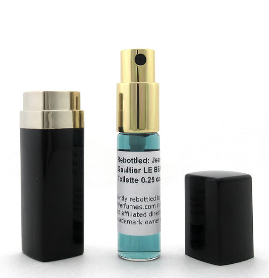 Rebottled: Jean Paul Gaultier LE BEAU Eau De Toilette Refillable Spray 0.25 oz./ 7.5 ml.