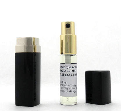 Rebottled: ACQUA DI GIO ELIXIR by Giorgio Armani PARFUM Refillable Spray 0.25 oz./ 7.5 ml.