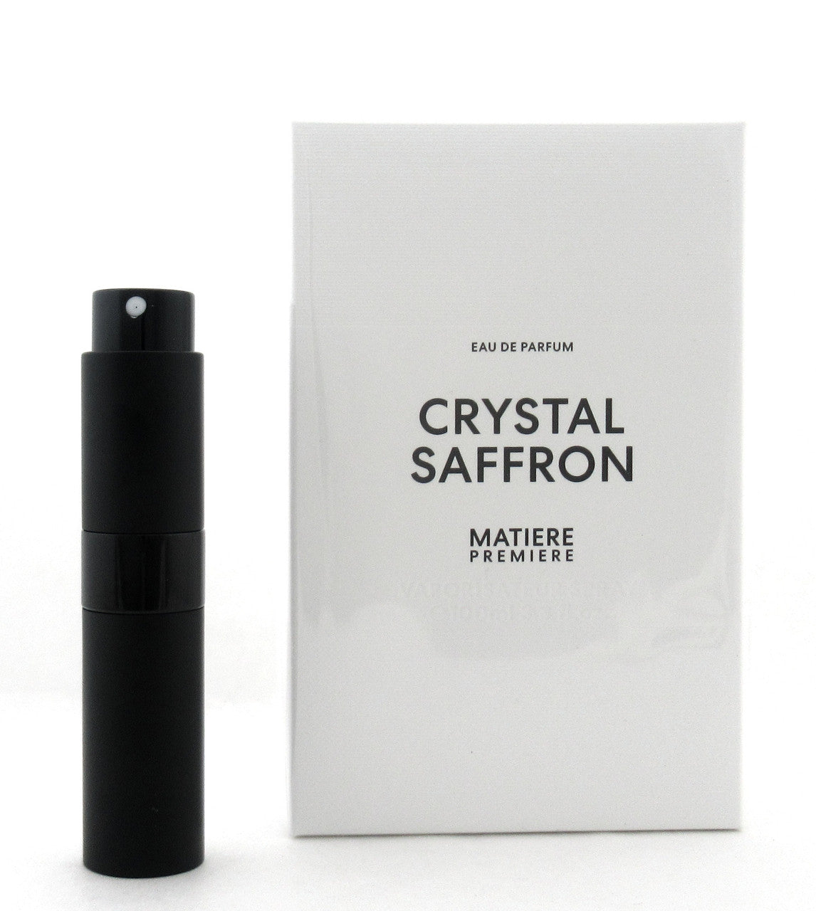 Rebottled: Matiere Premiere CRYSTAL SAFFRON Eau De Parfum Refillable Spray 0.27 oz./ 8 ml.