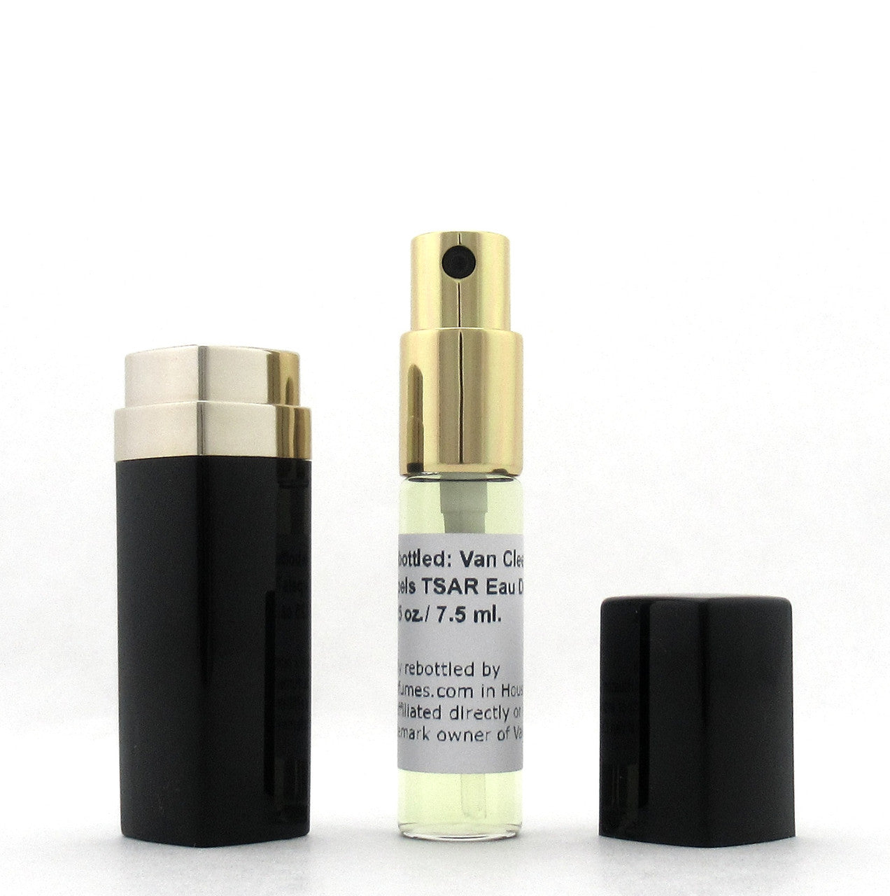 Rebottled: TSAR de Van Cleef & Arpels Eau De Toilette Refillable Spray 0.25 oz./ 7.5 ml.