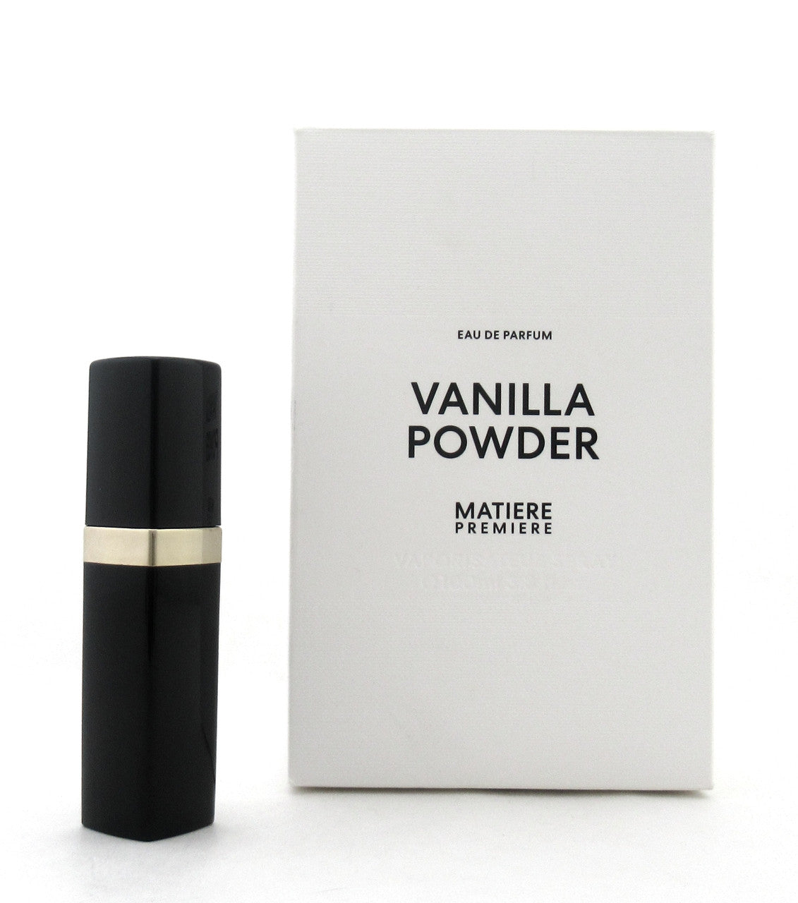 Rebottled: Matiere Premiere VANILLA POWDER Eau De Parfum Refillable Spray 0.25 oz./ 7.5 ml.