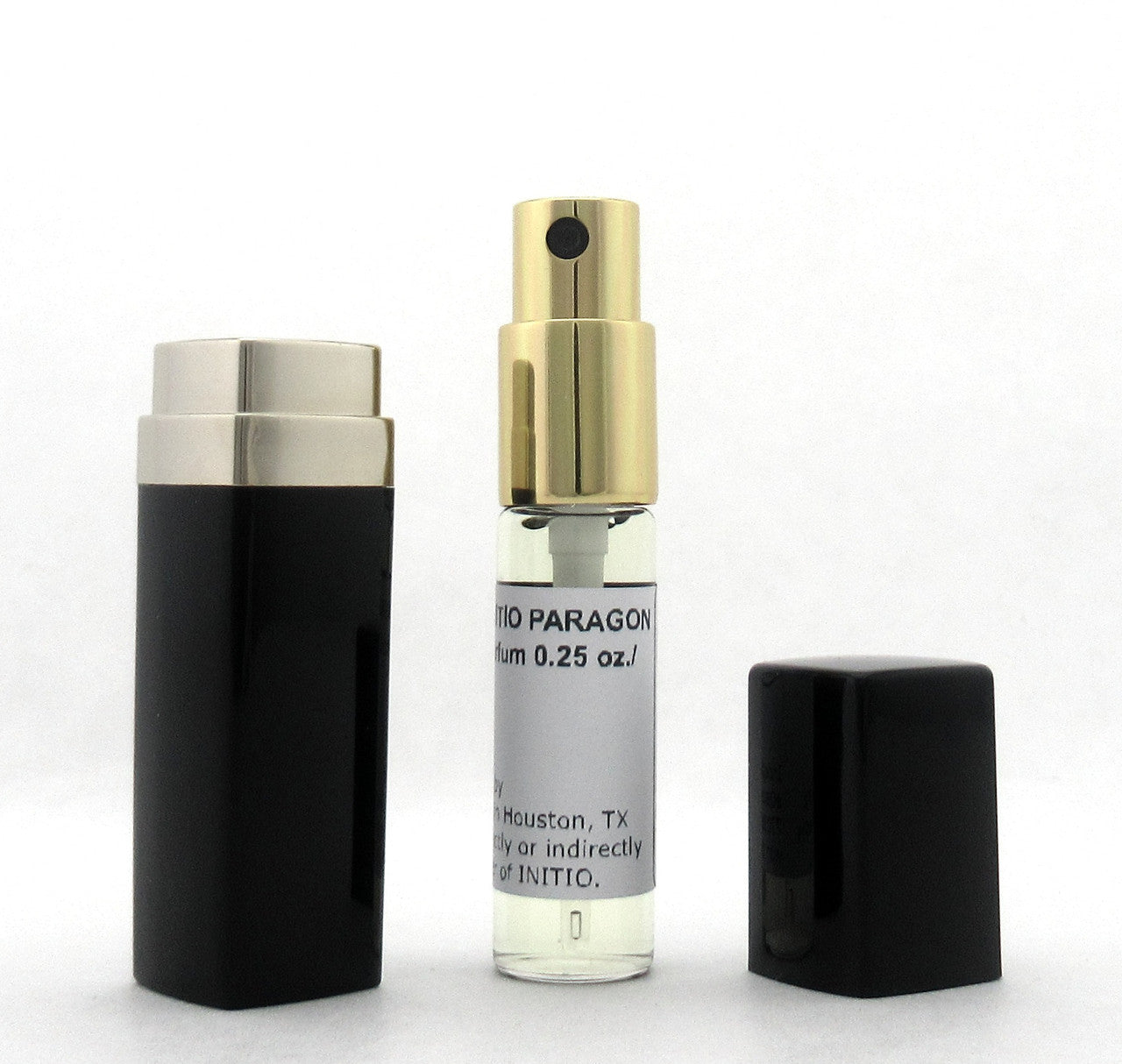 Rebottled: INITIO PARAGON Extrait De Parfum Refillable Spray 0.25 oz./ 7.5 ml.