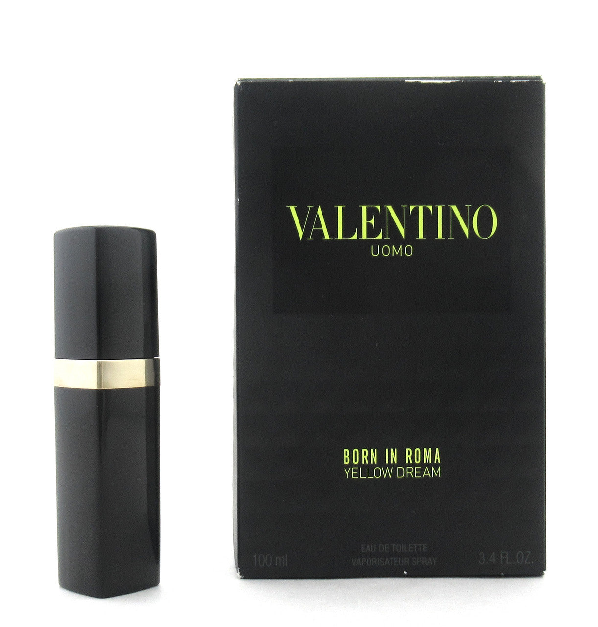 Rebottled: VALENTINO Uomo Born in Roma YELLOW DREAM EDT Refillable Spray 0.25 oz./ 7.5 ml