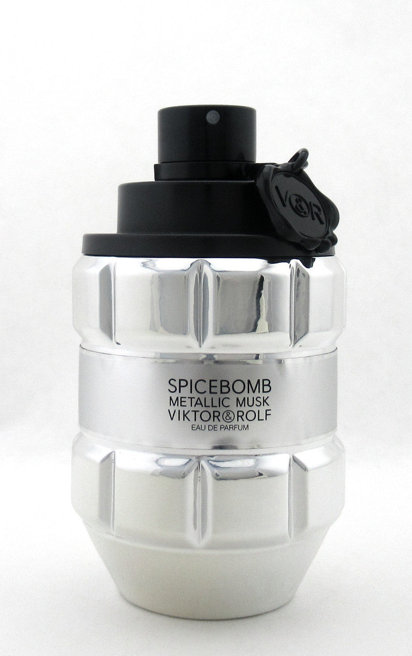 Spicebomb METALLIC MUSK by Viktor & Rolf 3.04 oz EDP Spray for Men NO BOX Lower Fragrance Level