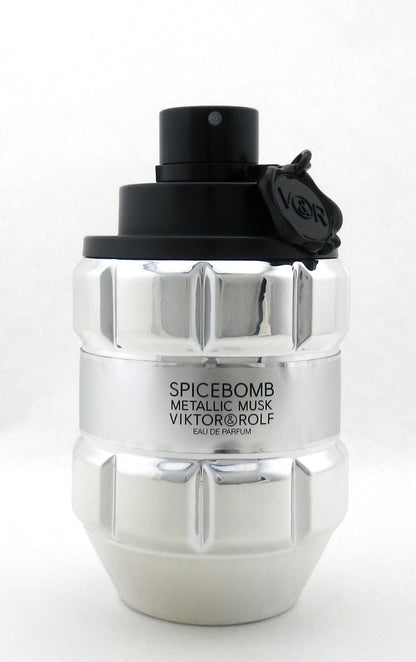 Spicebomb METALLIC MUSK by Viktor & Rolf 3.04 oz EDP Spray for Men NO BOX Lower Fragrance Level
