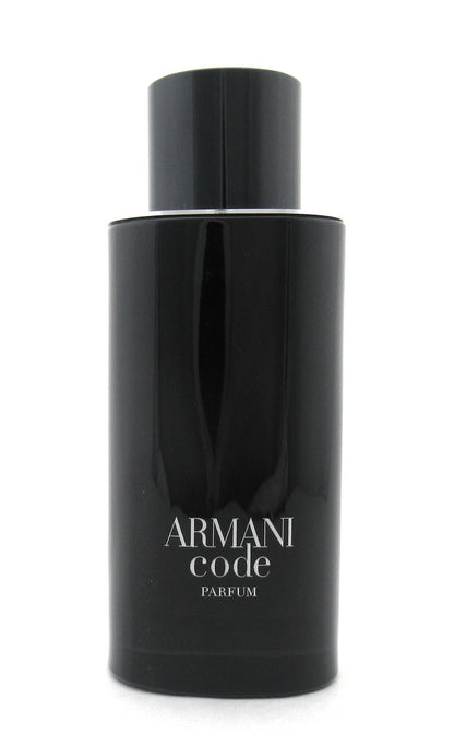 Armani Code by Giorgio Armani 4.2 oz. Parfum REFILLABLE Spray for Men NO BOX Slightly Lower Fragrance Level