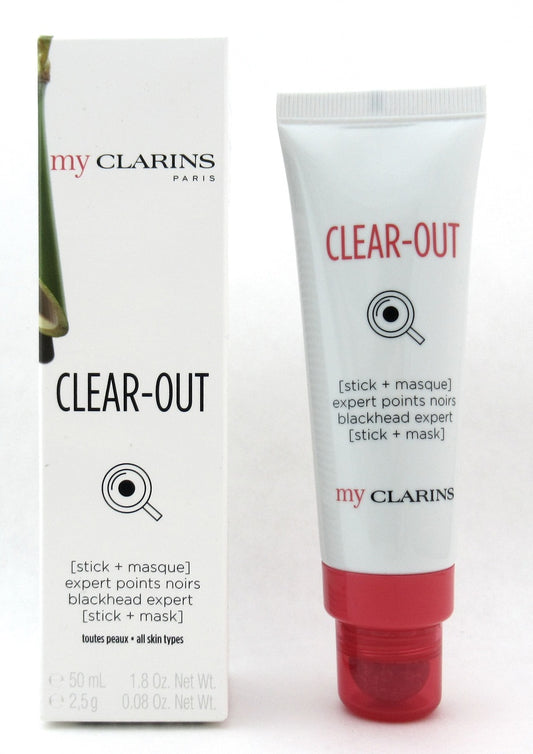 Clarins My Clarins Clear-Out Blackhead Expert Stick + Mask All Skin 50 ml./ 1.8 oz. New