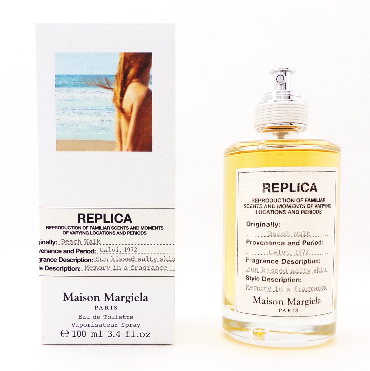 Replica Beach Walk by Maison Margiela 3.4 oz./ 100 ml. Eau de Toilette Spray for Women No Cellophane New