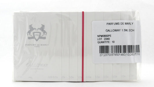 Galloway by Parfums De Marly 1.5 ml. EDP Vial Spray for Unisex Pack of 10 pcs. Sealed Bag.