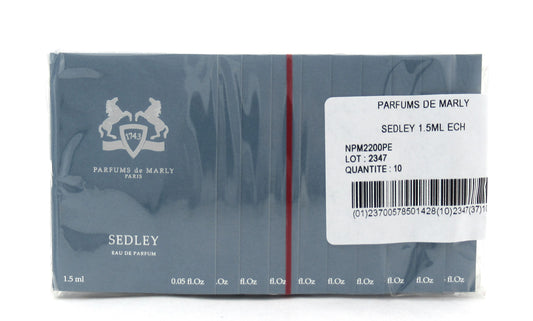 SEDLEY by Parfums De Marly 1.5 ml. EDP Vial Spray for Unisex Pack of 10 pcs Sealed