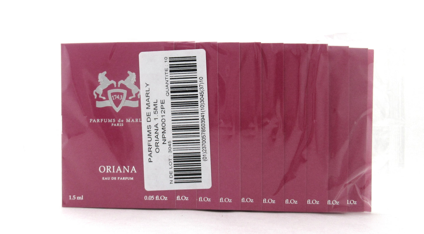 ORIANA by Parfums De Marly 1.5 ml. EDP Vial Spray Pack of 10