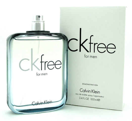 CK FREE by Calvin Klein Cologne 3.4 oz Eau de Toilette Spray for Men. NEW Tester. NO Cap.