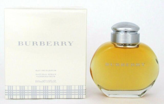 Burberry (Classic) by Burberry 3.3oz. EDP Spray for Women.New DAMAG. Sealed Box.