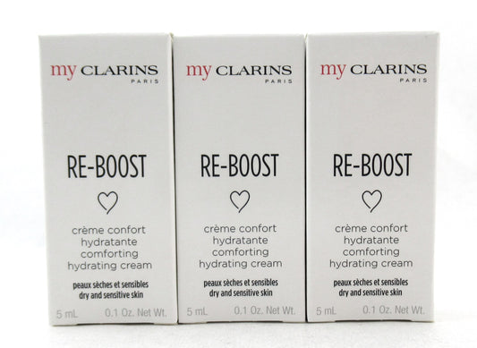 Clarins My Clarins Re Boost Comforting Hydrating Cream Sample 5 ml. Lot of 6