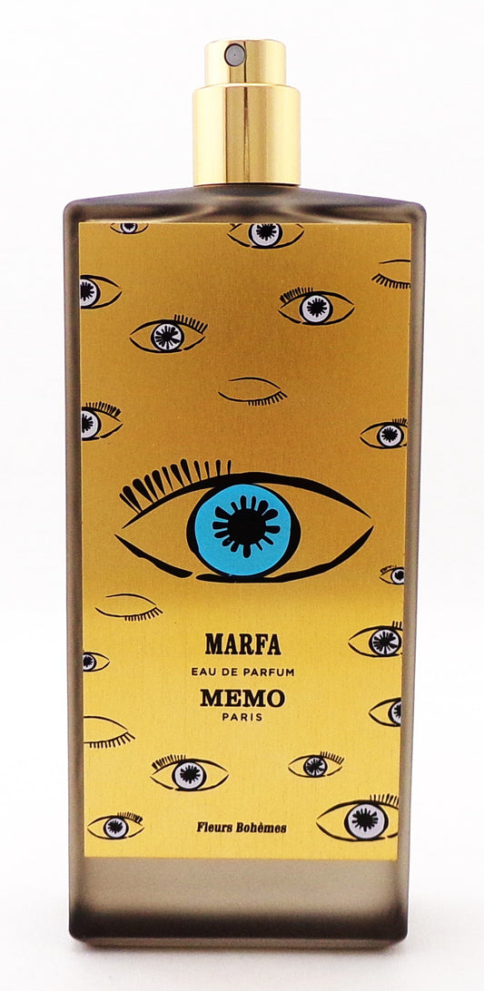 MARFA by Memo Paris 3.38 oz. Eau de Parfum Spray Unisex New TESTER NO BOX No Cap