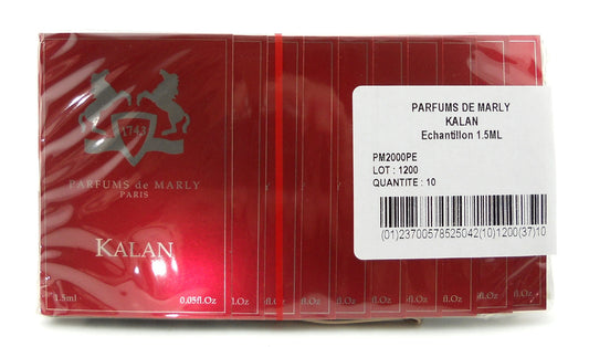 Parfums De Marly KALAN 1.5 ml Eau De Parfum Vial Spray Pack of 10. Sealed