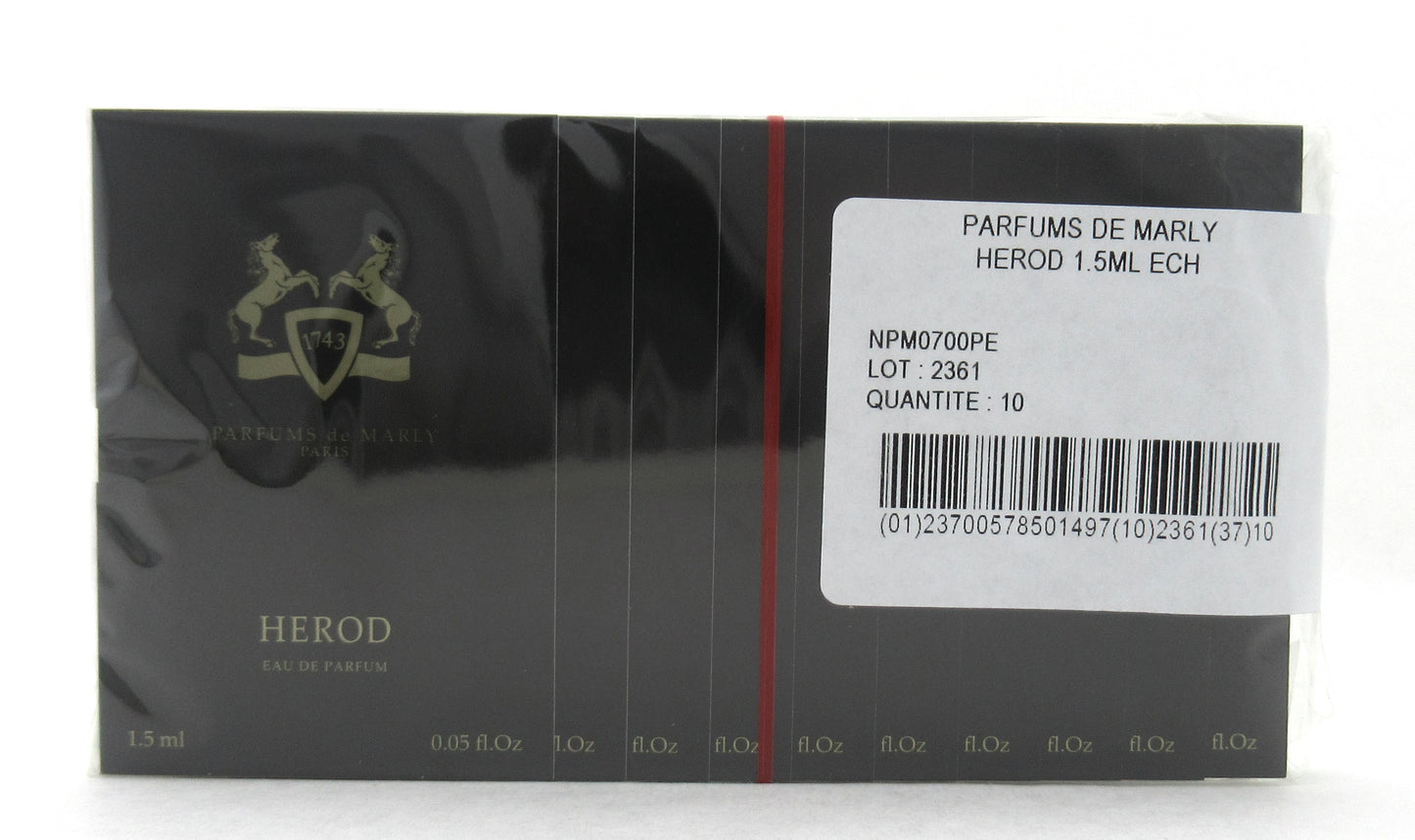 Herod by Parfums De Marly 1.5 ml. EDP Vial Spray for Men. Pack of 10 pcs. Sealed