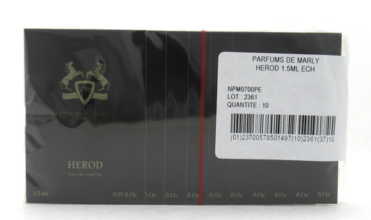 Herod by Parfums De Marly 1.5 ml. EDP Vial Spray for Men. Pack of 10 pcs. Sealed