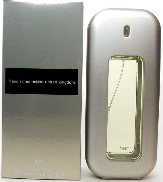 French Connection United Kingdom Her 3.4 oz./100 ml.EDT Spray. Brand New