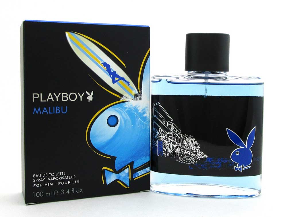 Playboy Malibu Eau de Toilette Spray for Men 3.4 oz./100 ml. New