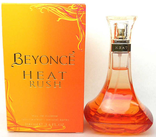 Beyonce Heat Rush Eau de Toilette Spray for Women 3.4 oz./100 ml.NIB