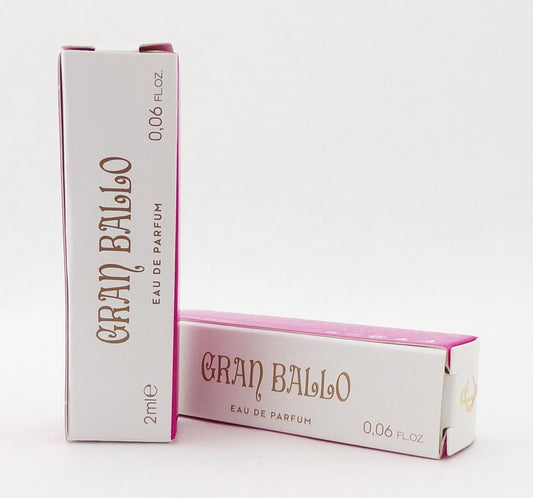 Casamorati GRAN BALLO by Xerjoff 0.06 oz. Eau de Parfum Sample Spray for Women. New Lot of 2 Vials