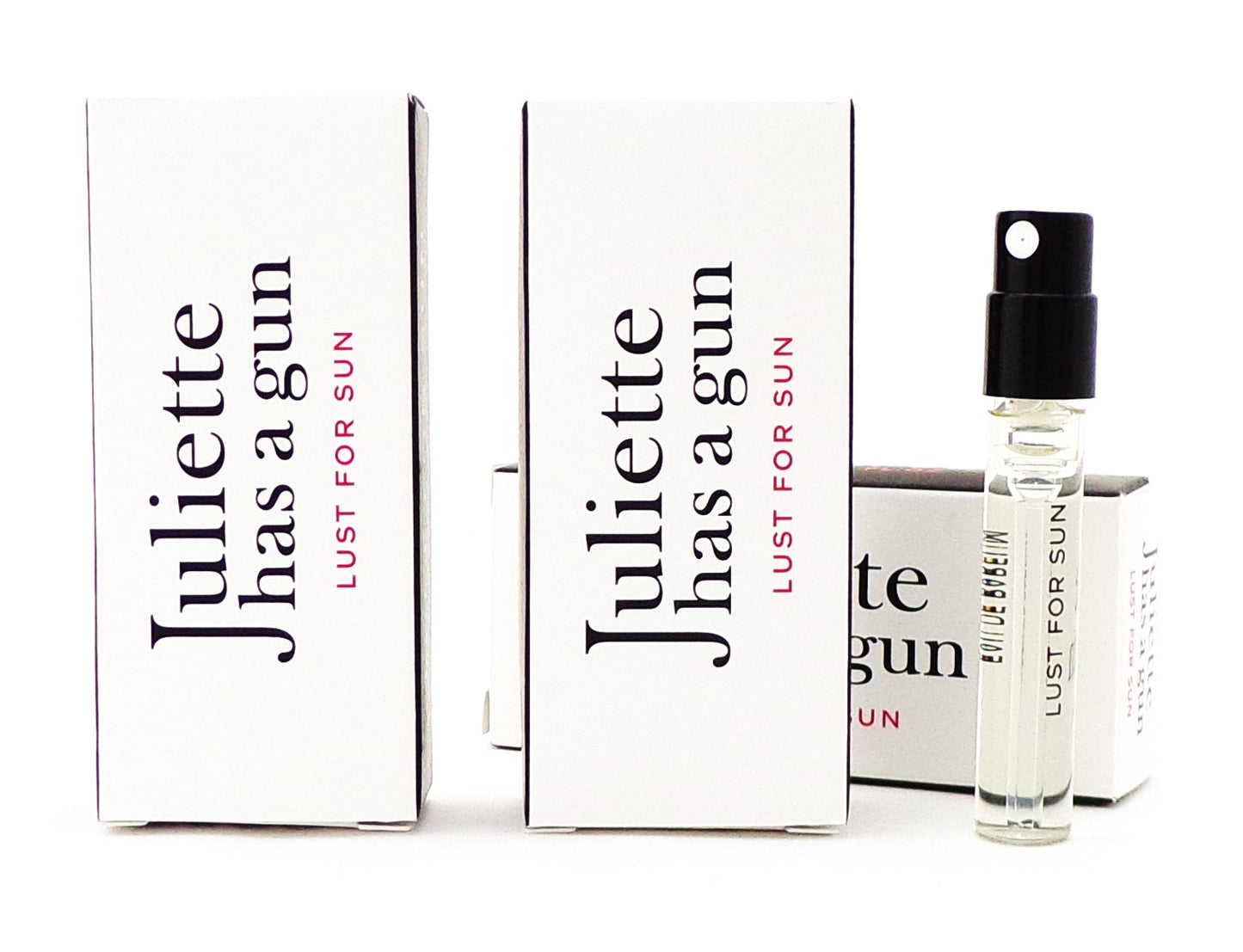 LUST FOR SUN by Juliette Has a Gun 0.057 oz. Eau de Parfum Sample Spray for Women LOT of 3 VIALS New
