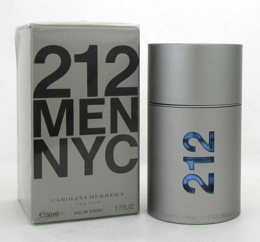 212 MEN NYC by Carolina Herrera Eau de Toilette Spray 1.7 oz./ 50 ml.