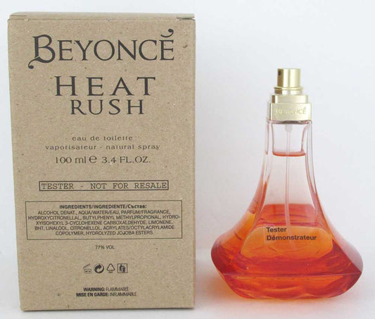 Beyonce Heat Rush for Women Eau De Toilette Spray 3.4 oz *Tester
