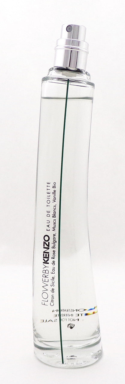 Flower by Kenzo 1.7 oz. Eau de Toilette Spray for Women. TESTER NO Cap No BOX Lower Fragrance Level