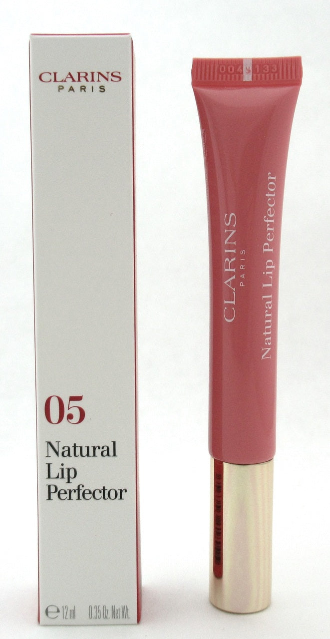 Clarins Natural Lip Perfector 05 Candy Shimmer Full Size 12 ml./ 0.35 oz. New
