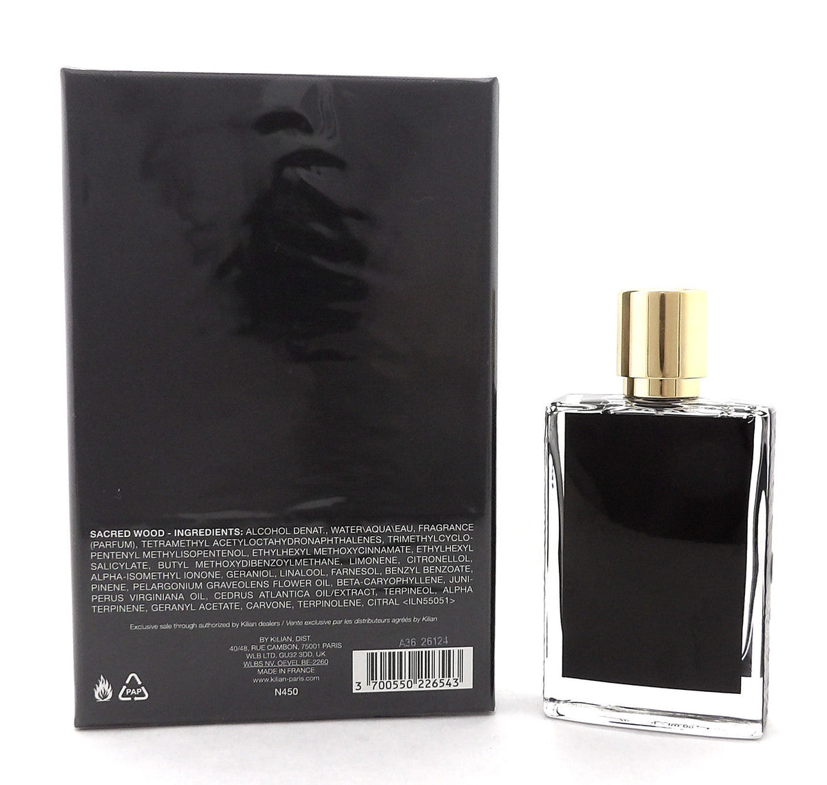 Sacred Wood by Kilian 1.7 oz. Eau de Parfum Refillable Spray for Men. New in Box