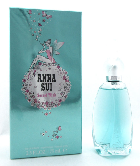 Secret Wish by Anna Sui 2.5 oz./ 75 m. Eau de Toilette Spray for Women. New Box