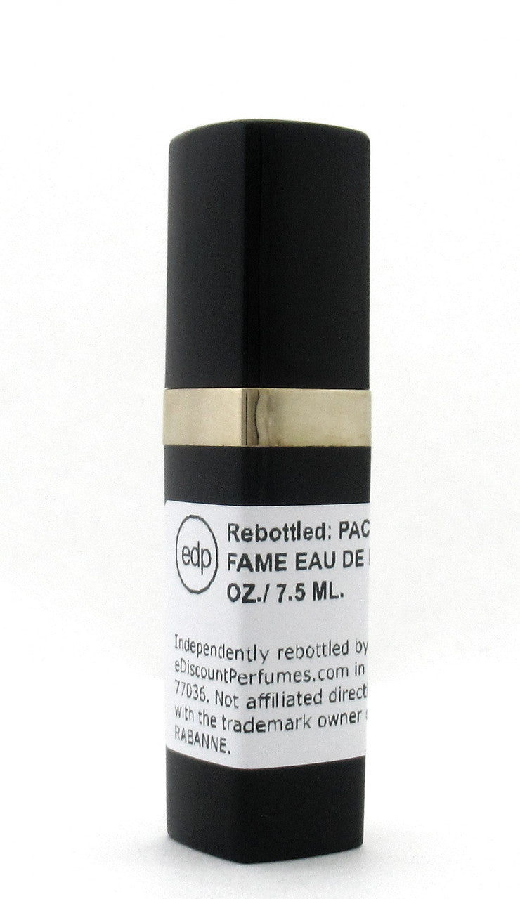 Rebottled: Paco Rabanne FAME Eau De Parfum Refillable Spray 0.25 oz./ 7.5 ml.