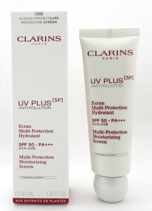 Clarins UV Plus [5P] Anti-Pollution Multi-Protection Moisturizing Screen Translucent 50 ml./ 1.6 oz.