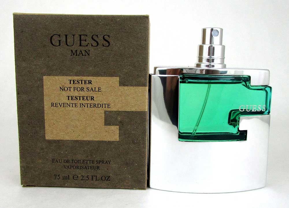 Guess Man Eau de Toilette Spray 2.5 oz./ 75 ml.Never used *Tester
