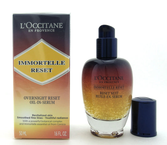 L'occitane Immortelle Reset Overnight Reset Oil-in-Serum 50 ml./ 1.6 oz. Sealed
