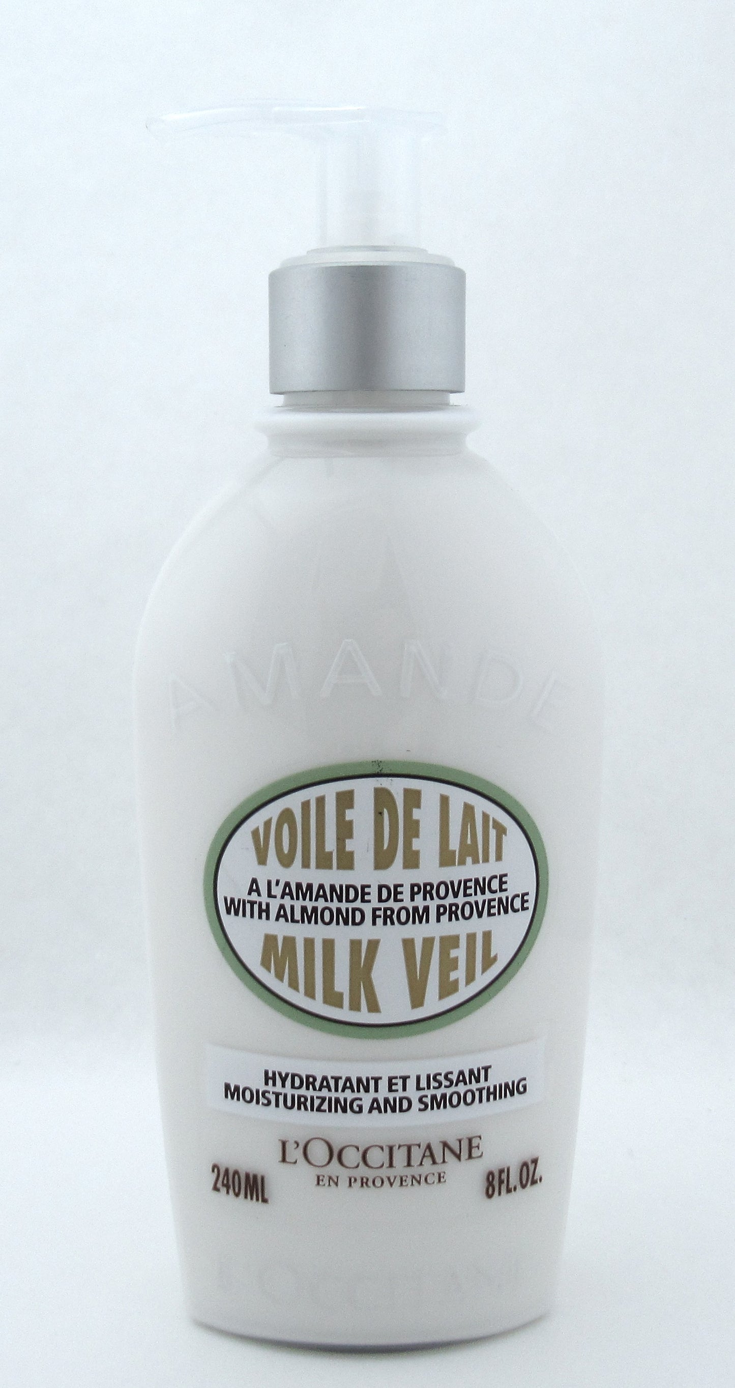 L'Occitane Almond Milk Veil Moisturizing and Smoothing 240 ml./ 8.0 oz. New