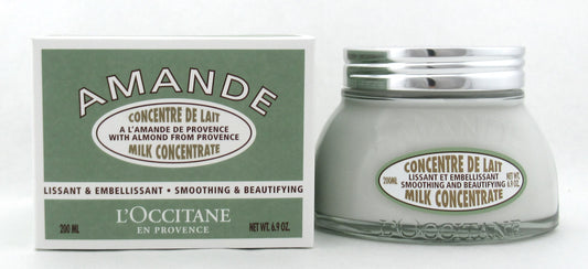L'OCCITANE Amande Milk Concentrate w Almond From Provence 200 ml./ 6.9 oz. NEW