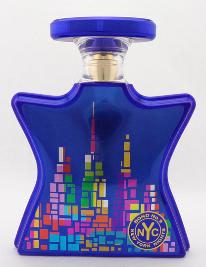 Bond No.9 New York Nights Eau De Parfum Spray Unisex 3.3 oz./ 100 ml. NO BOX Lower Fragrance Level 99 % FULL Scratched Bottle