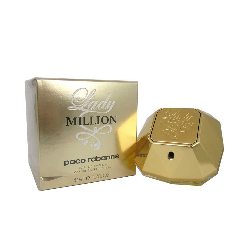 Lady Million by Paco Rabanne EDP Spray 1.7oz/ 50ml Women *Damaged Box