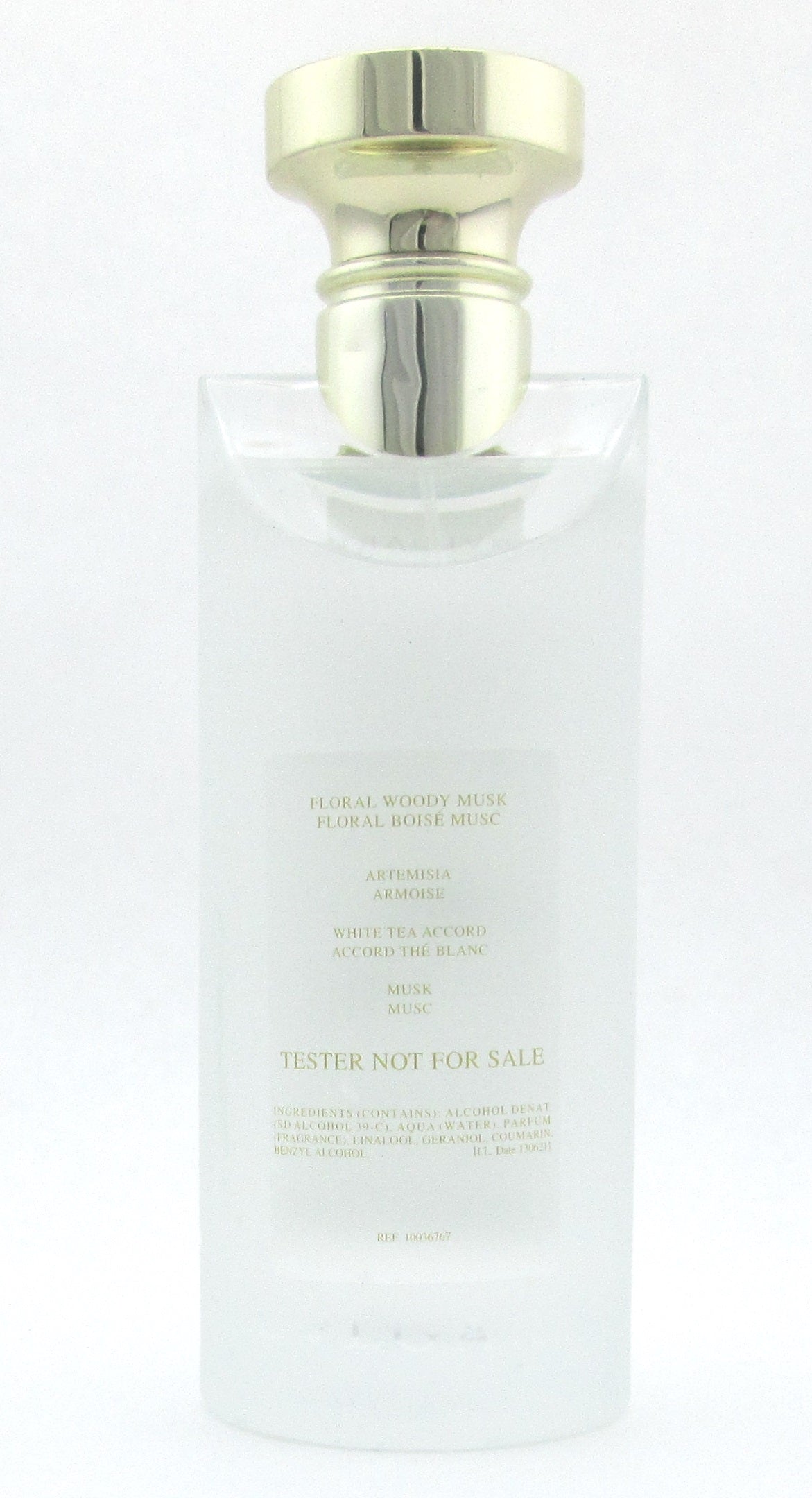 Bvlgari Au The Blanc Perfume by Bvlgari Eau de Cologne Spray 5.0 oz. Tester LOWFILL Bottle No Box