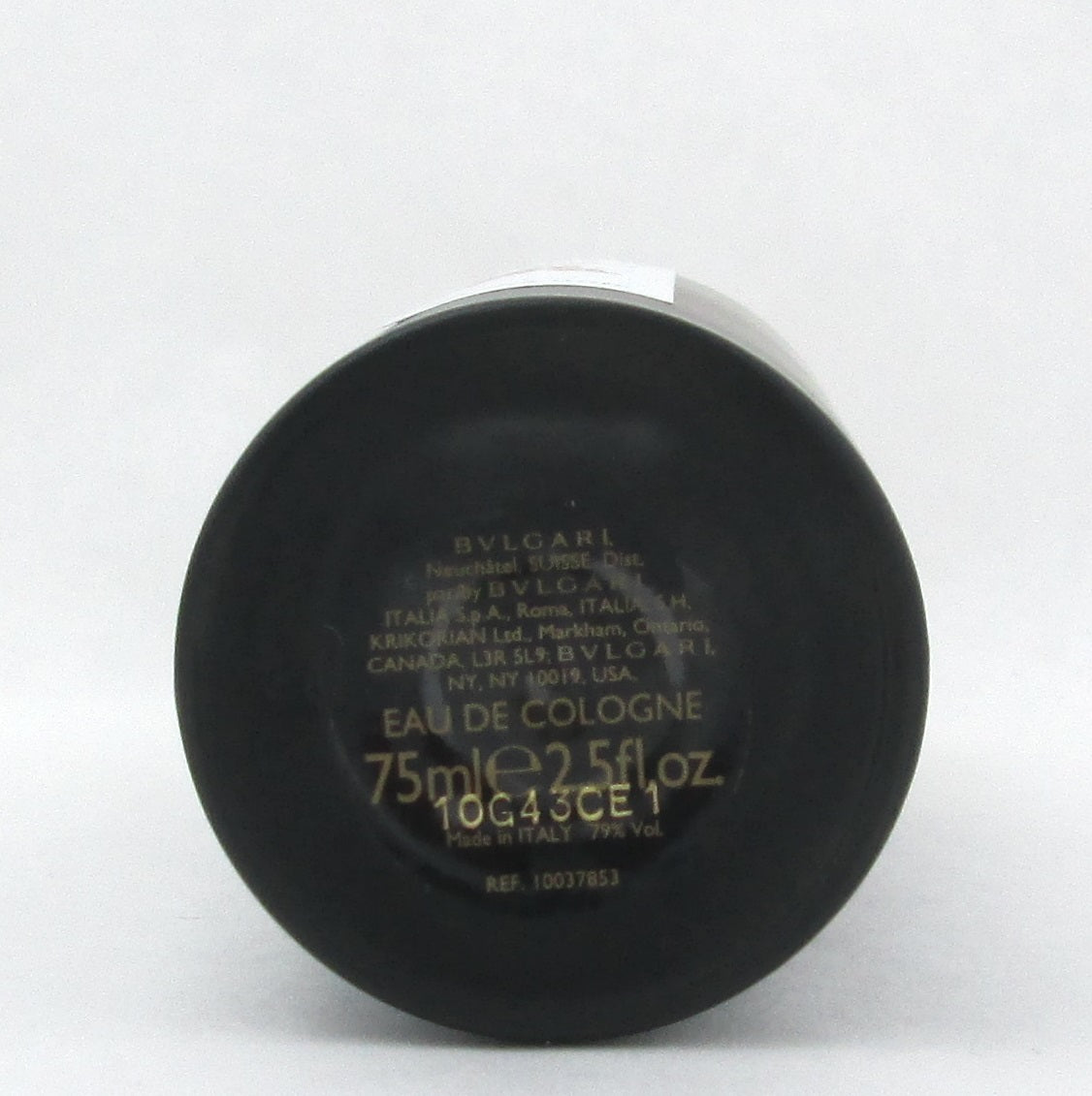 Bvlgari Eau Parfumee Au The Noir Eau de Cologne Spray 75 ml./ 2.5 oz. LOWFILL Bottle NO BOX